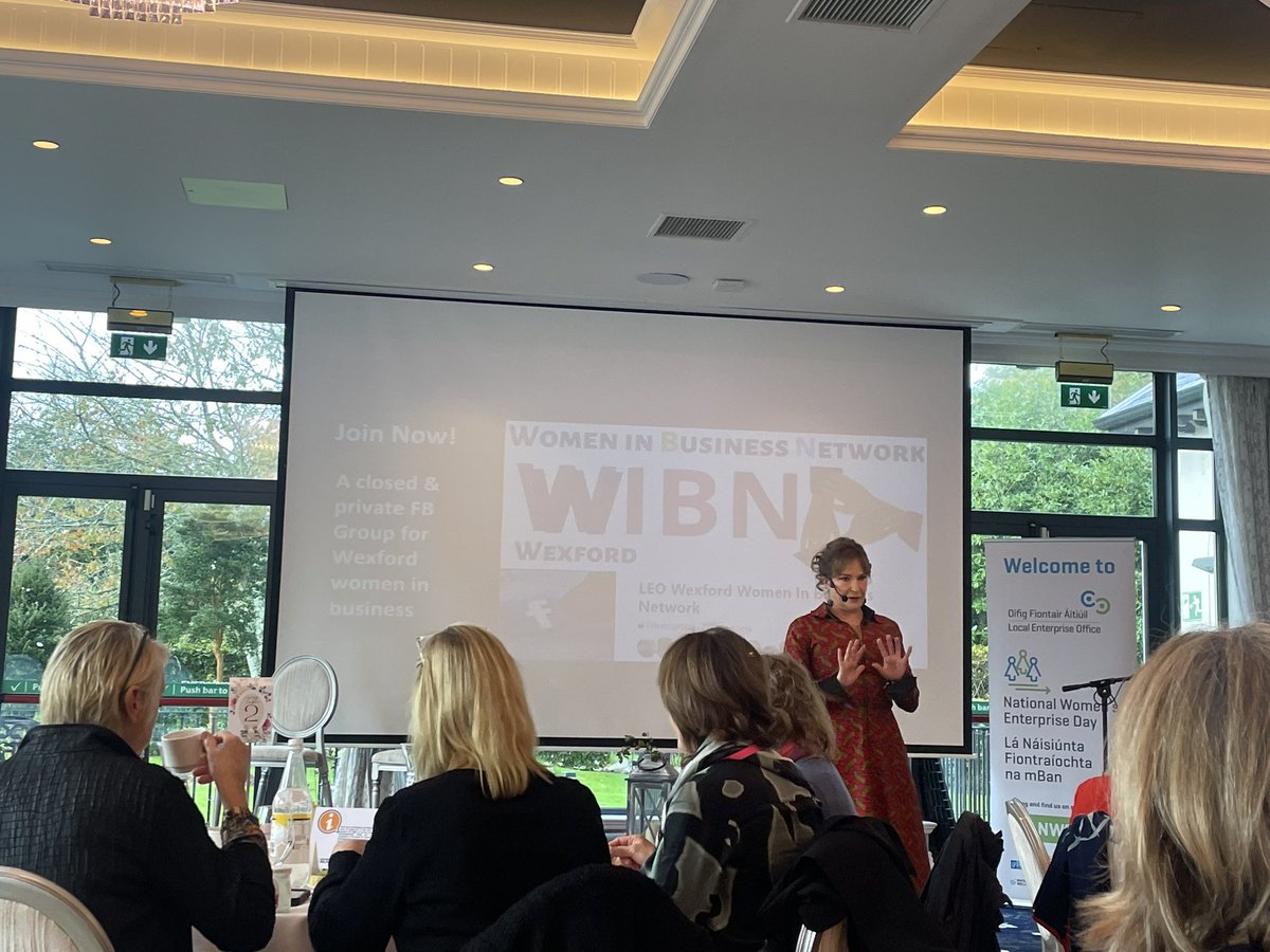 #NWEDWexford23 #leowexford great start to morning - Empowering business together.