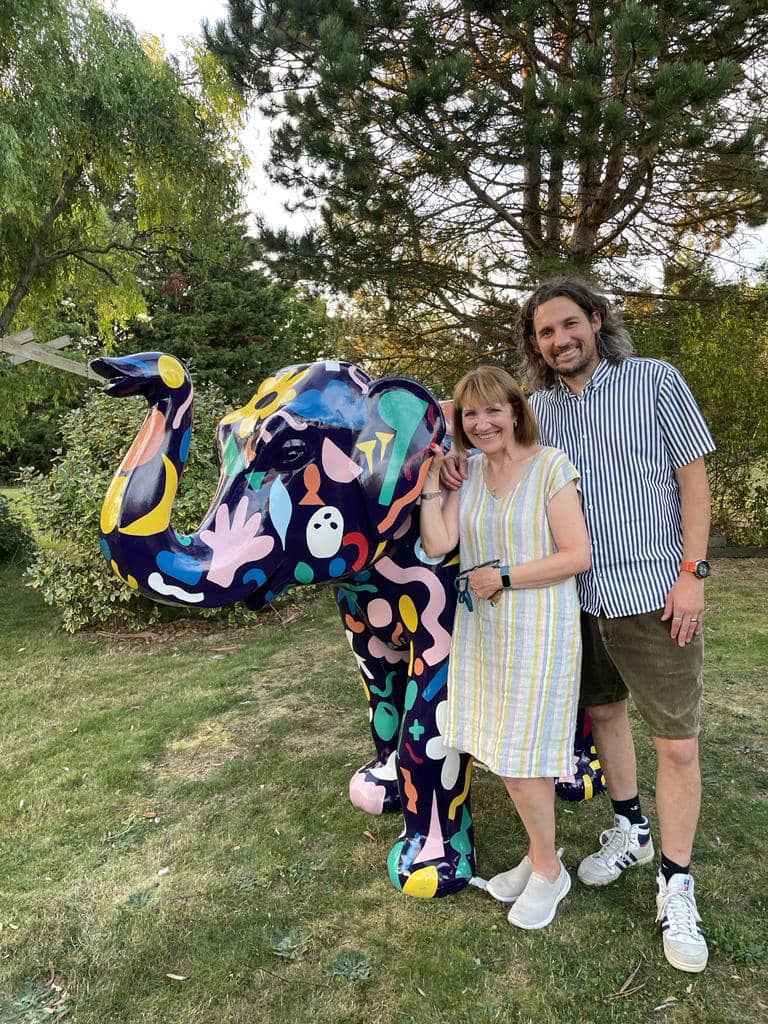 It's great to see Keith back in his rightful home 🐘 Congrats to our very own Pete for creating such an amazing legacy for his dad as part of the @herdinthecity trail. ❤️