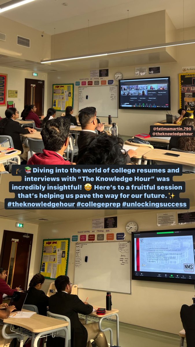 12B NMS (@12b_at_nms) on Twitter photo A fruitful session helping us pave the way for our future✨🎓📚
#future #NMStugers #12B
<a href="/nmscareerguide/">NMS Career Guidance</a> <a href="/Fatima_Martin/">Fatima Martin</a> <a href="/SumiBinny1/">Sumi Binny</a> <a href="/TeresaRusten/">Teresa Rusten</a> A fruitful session helping us pave the way for our future✨🎓📚
#future #NMStugers #12B
<a href="/nmscareerguide/">NMS Career Guidance</a> <a href="/Fatima_Martin/">Fatima Martin</a> <a href="/SumiBinny1/">Sumi Binny</a> <a href="/TeresaRusten/">Teresa Rusten</a>