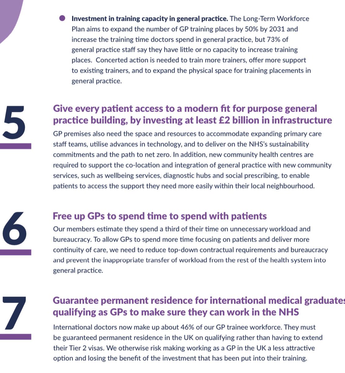 Dr_PJEdwards's tweet image. .@KamilaRCGP announces RCGP General Election Manifesto
Seven Steps to Save General Practice and Safeguard our NHS at #RCGPAC