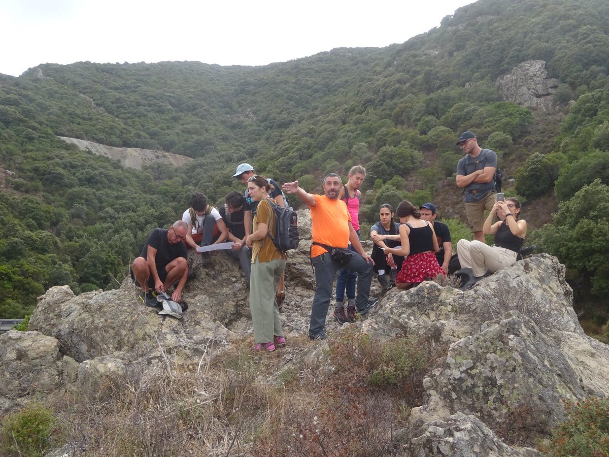 Students from the Environmental Analysis and Management as well as Water Coastal Management Master’s program at the <a href="/Unibo/">Università di Bologna</a> - Ravenna Campus visiting the abandoned mining area of #Montevecchio in Sardinia.  An opportunity to fully grasp the complexity of environmental research.