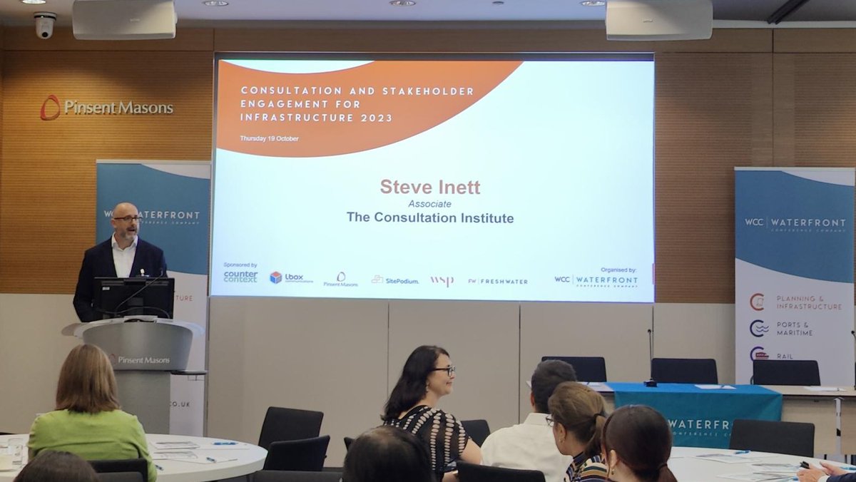 Today's Chair, <a href="/Steveinett/">Steve Inett</a>, Associate at <a href="/TCInews/">The Consultation Institute (tCI)</a> welcomes delegates and shares his opening remarks. 
#ConsultationInfra23