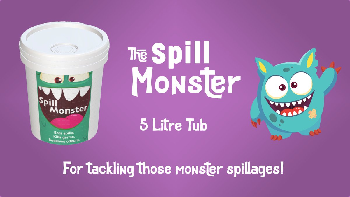 Spill_Monster's tweet image. Are spillages becoming bigger &amp;amp; more frequent in your home or workplace? Check out the Spill Monster 5l tub, the ultimate spill solution for all those mishaps that occur in any environment or setting. 😀
spillmonster.com/products/spill…

#Spillmonster #Spillcontrol #killsbacteria