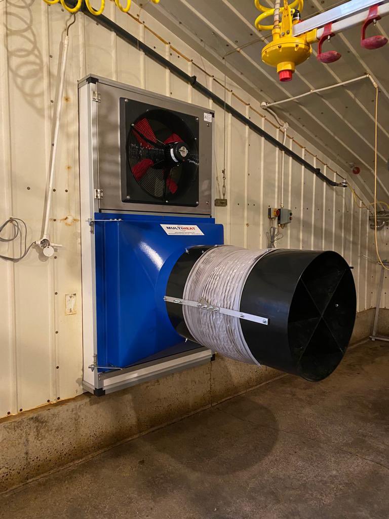 GeotekAgri's tweet photo. Heat exchangers and heat recovery units are unquestionably one of the best energy saving technologies available for poultry houses 🐥

We offer a wide range of products from our Compact 2,500m3/h Switch Superior to our self cleaning 30,000m3/h HeatXchanger

#multiheat #geotekagri https://t.co/fYtxOcDz7N