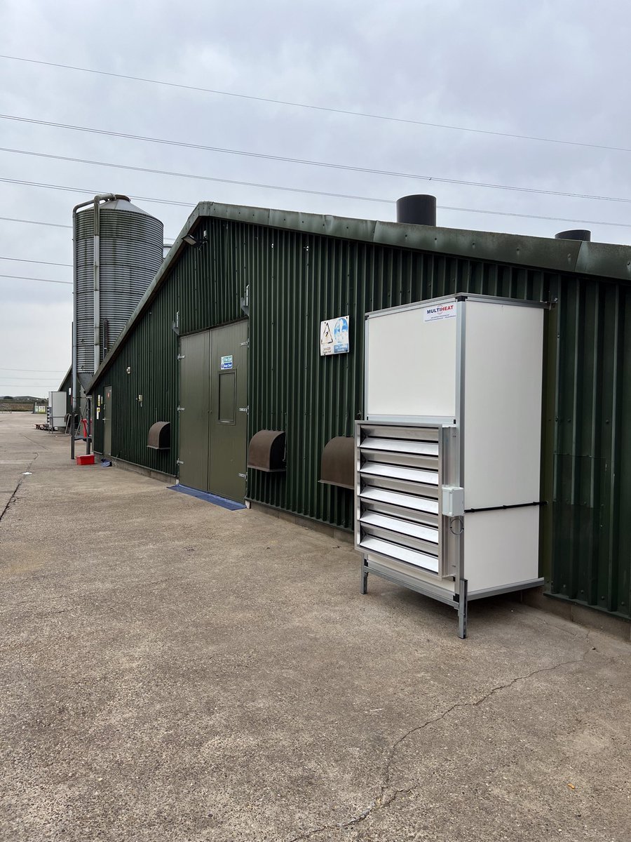GeotekAgri's tweet photo. Heat exchangers and heat recovery units are unquestionably one of the best energy saving technologies available for poultry houses 🐥

We offer a wide range of products from our Compact 2,500m3/h Switch Superior to our self cleaning 30,000m3/h HeatXchanger

#multiheat #geotekagri https://t.co/fYtxOcDz7N