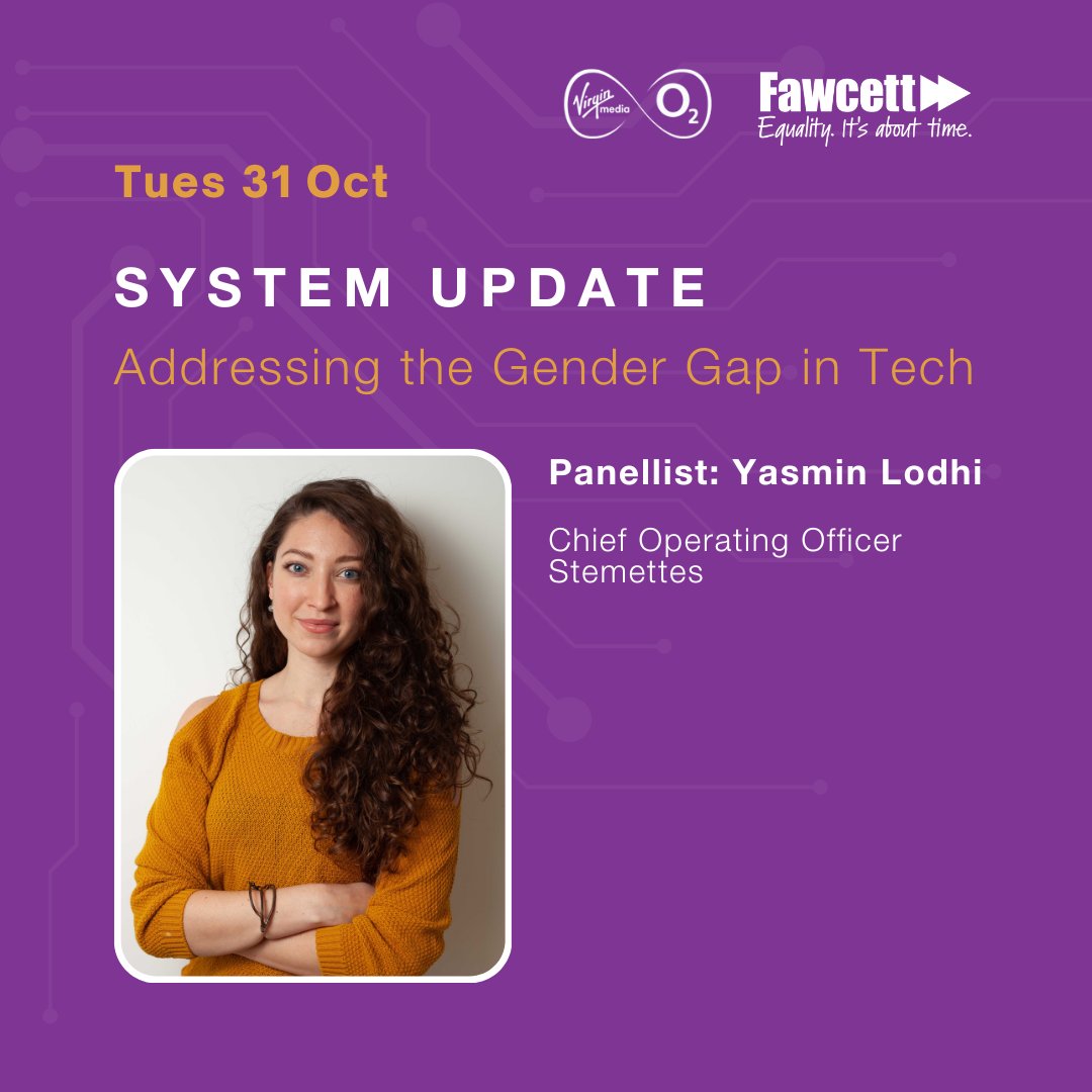 How can we address the gender gap in tech?

Is it possible to force a sector-wide reset?

Find out at the launch event for our new report, System Update: Addressing the Gender Gap in Tech, supported by @VirginMedia <a href="/O2/">O2</a>.

Register now for your free ticket: fawcettsociety.org.uk/Event/system-u…
