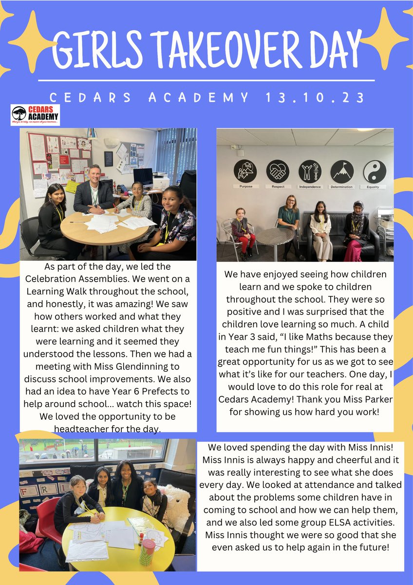 Cedars Academy tweet media