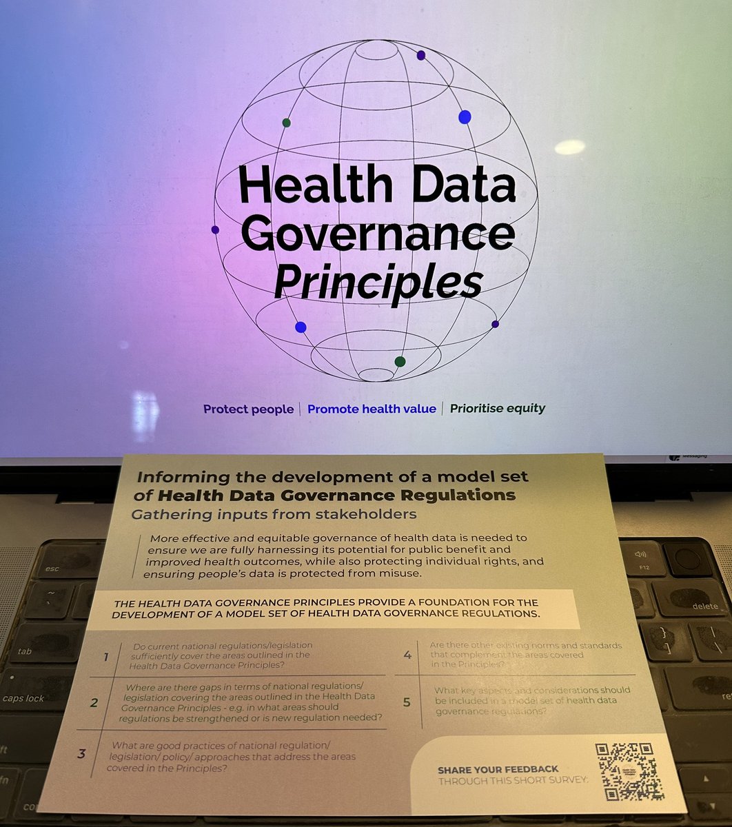 brianwong_'s tweet photo. Kicking off Day 3️⃣ of @AfricaHTSummit with a consultation hosted by @Trans4m_Health to collect inputs for the development of a set of minimum standards and an African common position on #HealthDataGovernance in the region!
#AHTS23 #MCW23 #digitalhealth https://t.co/b9tdtFT05w