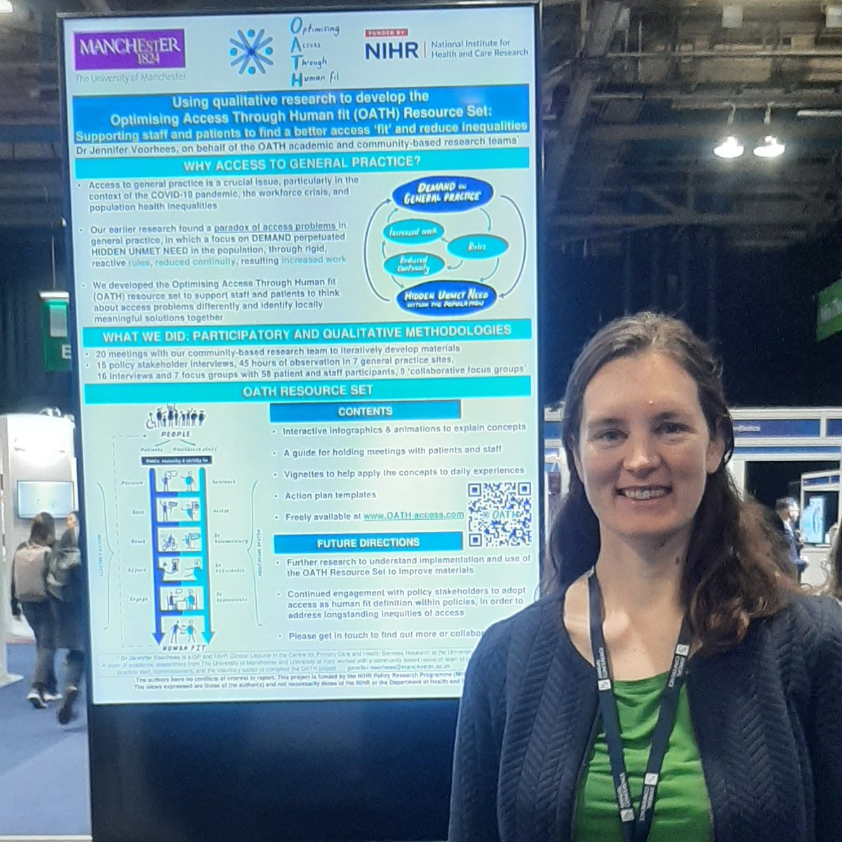 HOPE at UoM (@hope_uom) on Twitter photo Today <a href="/VoorheesJen/">Jennifer Voorhees</a> alongside patient representative Paul Eyre are presenting at <a href="/RCGPAC/">RCGP Annual Primary Care Conference</a>: “Rethinking access to reduce health inequalities: An opportunity to explore the Optimising Access Resource Set” a fully booked session! There is also a poster outlining the methods. #RCGPAC Today <a href="/VoorheesJen/">Jennifer Voorhees</a> alongside patient representative Paul Eyre are presenting at <a href="/RCGPAC/">RCGP Annual Primary Care Conference</a>: “Rethinking access to reduce health inequalities: An opportunity to explore the Optimising Access Resource Set” a fully booked session! There is also a poster outlining the methods. #RCGPAC