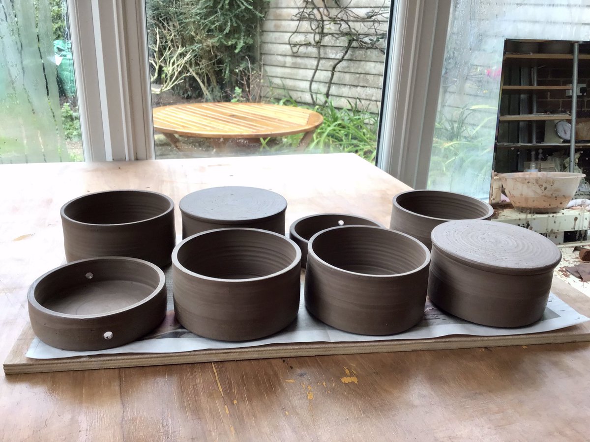 purple_pots's tweet photo. I’ve had a busy few days making for exhibitions @LondonPotters @morleygallery and @art_in_clay_farnham in November. #tiffin #casserole #londonpotters #artinclayfarnham #exhibition #lovemystudio #lovemyjob #thequietcorner #meetthemaker #purplepots #walthamstow #e17 #morleycollege https://t.co/PZMrPd3U3J