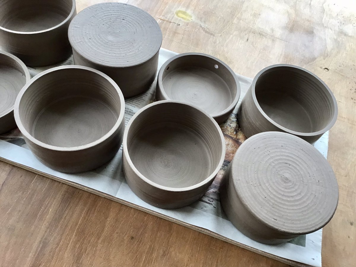 purple_pots's tweet photo. I’ve had a busy few days making for exhibitions @LondonPotters @morleygallery and @art_in_clay_farnham in November. #tiffin #casserole #londonpotters #artinclayfarnham #exhibition #lovemystudio #lovemyjob #thequietcorner #meetthemaker #purplepots #walthamstow #e17 #morleycollege https://t.co/PZMrPd3U3J