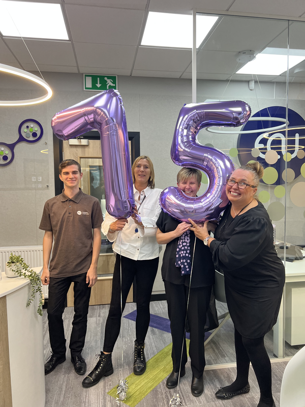 EnterpriseCU's tweet photo. It's an exciting day in the ECU HQ today celebrating 7️⃣5️⃣ years of #InternationalCreditUnionDay🤩
We're taking part in the #CUchallenge for #ICUday23✨ This is a day to recognise the positive changes CUs bring to people's lives & the dedication of everyone in the sector💜 https://t.co/4tC0NBDi9e