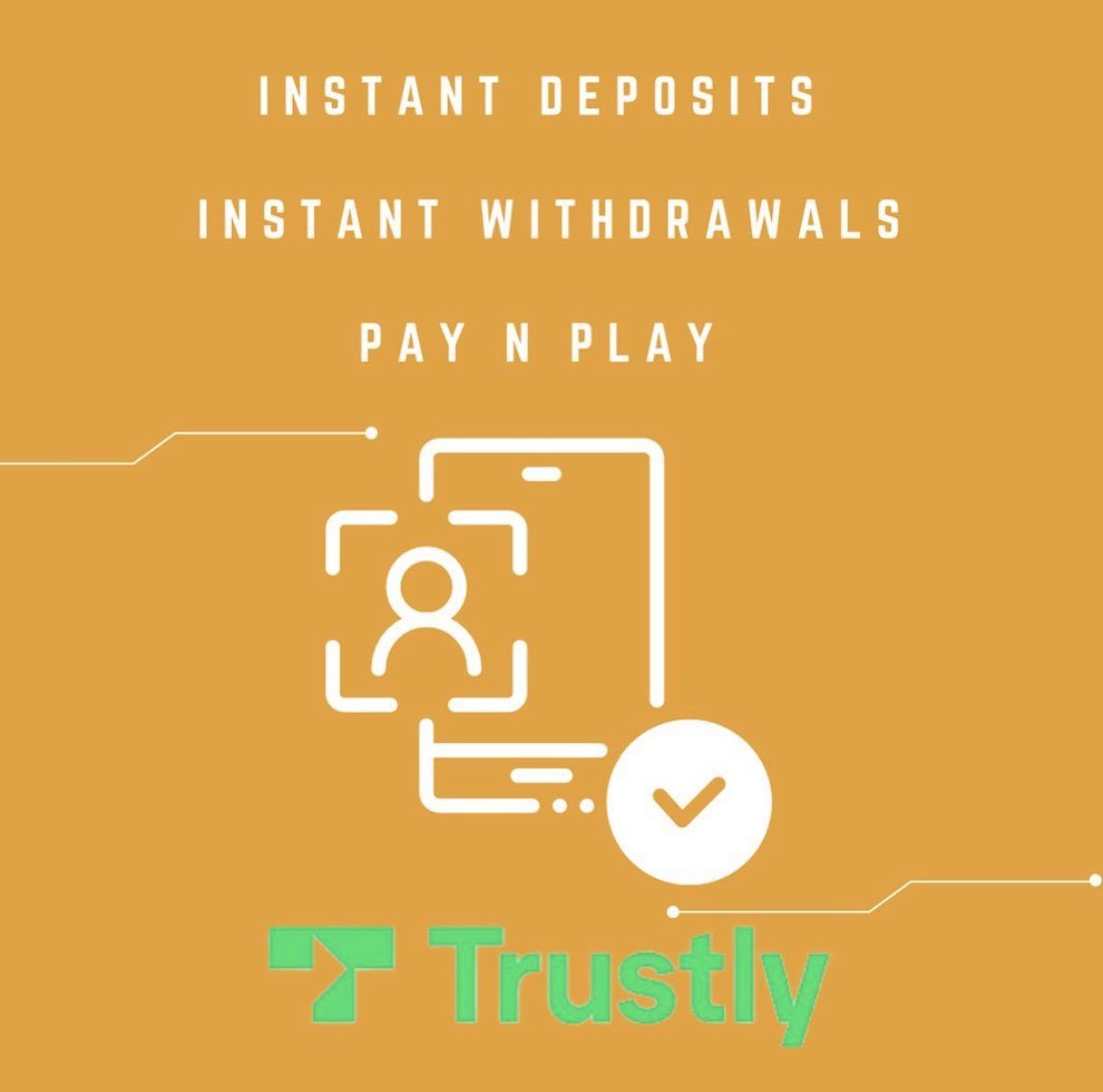 Trustly enables us to provide fast and easy-to-use biometric payment methods in a secure manner for our customers. One of many easy payment solutions when you play with Vegas Moose 🎰 
18+. Terms Apply

#paywithtrustly #safepayments #trustly #casinowithdrawls