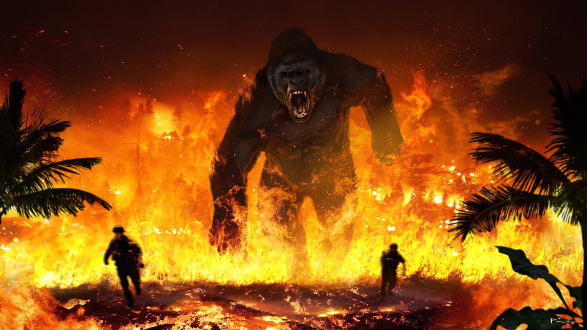 Kong: Skull Island concept art by Karl Lindberg 01