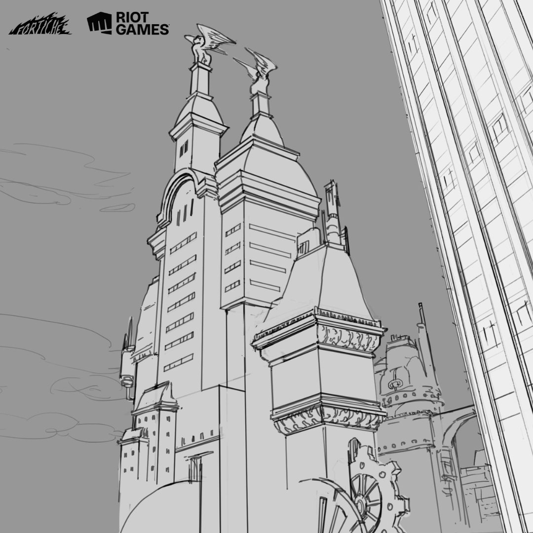 ForticheProd's tweet photo. Have you ever taken a closer look at this scene? Let's delve into the making of this sequence of "Get Jinxed" 😉 
#Fortiche #jinxanniversary #mythicalscene #makingof #birthdaycelebration #behindthescenes https://t.co/joFsLln33T