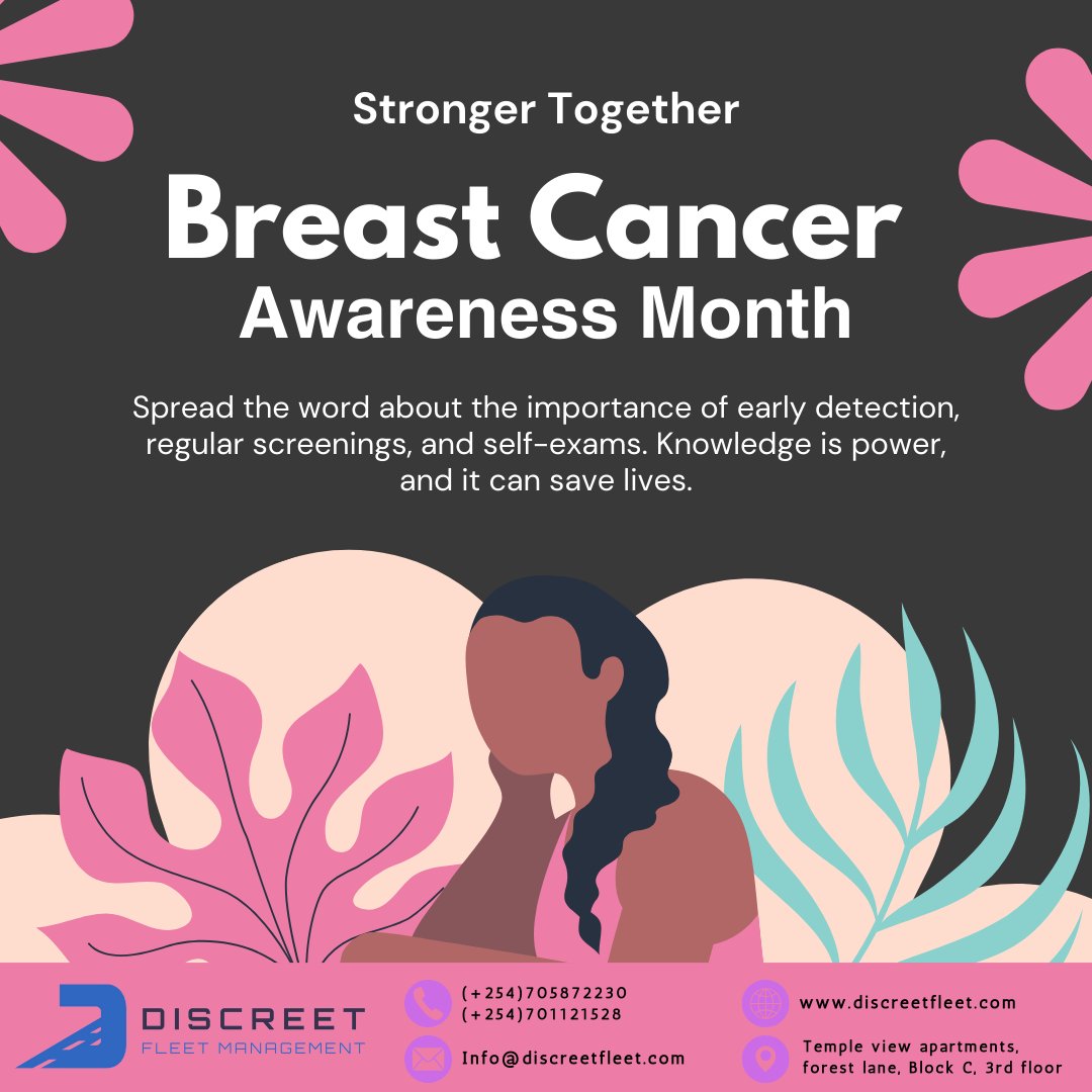 DiscreetFleet's tweet photo. At Discreet Fleet Management, we're not just about managing fleets; we're also passionate about driving change and raising awareness. 💪 This Breast Cancer Awareness Month, we're going pink to support the fighters, admire the survivors, and honor the taken. 🌸💕 https://t.co/POGVNU6Hw6