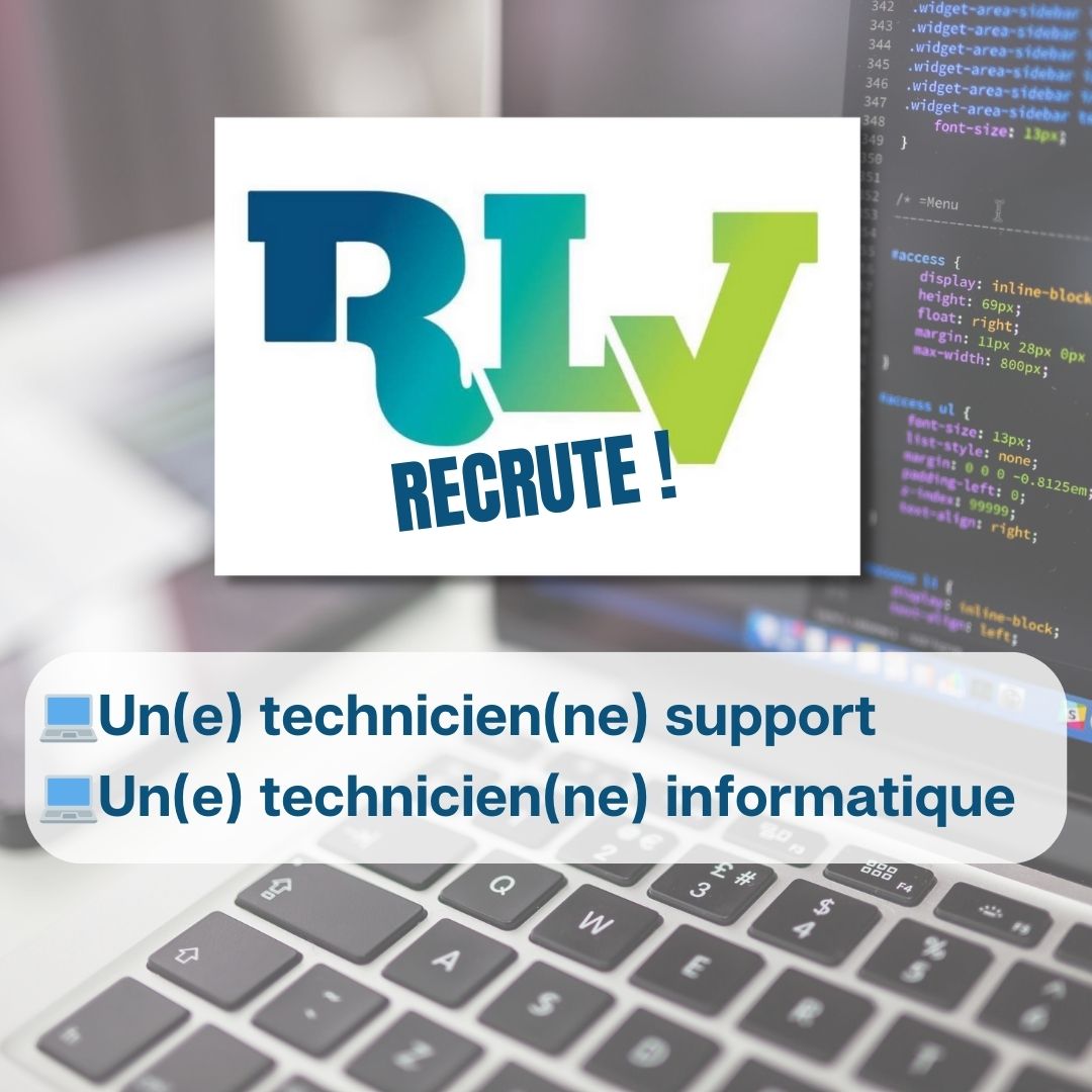 #Recrutement | 🔌💿📣 Dans le cadre de la modernisation de ses systèmes d'information, <a href="/RLV_agglo/">Riom Limagne et Volcans Agglomération</a> recrute 👇

💻 technicien(ne) #support (catégorie B)
💻 technicien(ne) #informatique (catégorie B)

📧 Candidature (CV + Lettre de motivation) avant le 3 novembre à dmrh@rlv.eu