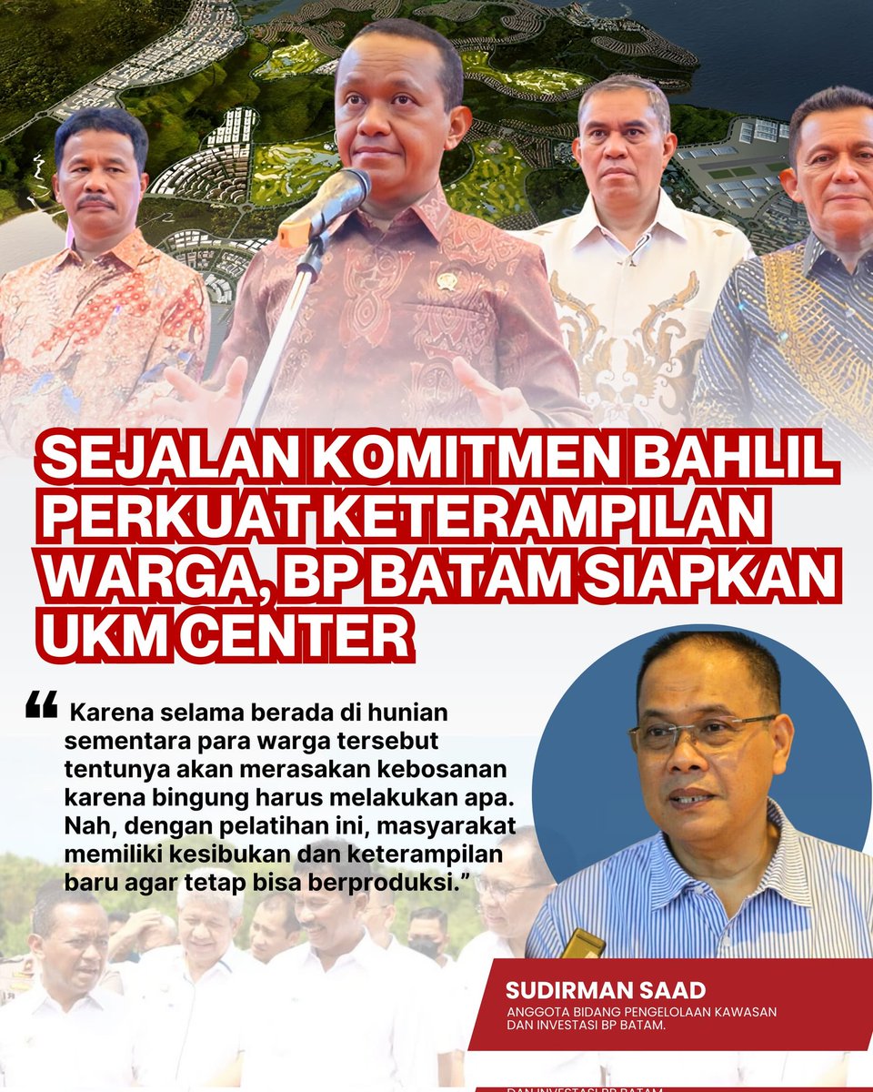 michael52119713's tweet photo. Kami solid dalam mendukung investasi berkelanjutan! HIPMI memberikan apresiasi kepada Menteri Bahlil yang dengan tekun mengawal proyek Rempang Eco Park. @detikcom 
Bahlil Kawal Investasi
#HIPMIRempang https://t.co/L7hZlwOsrR