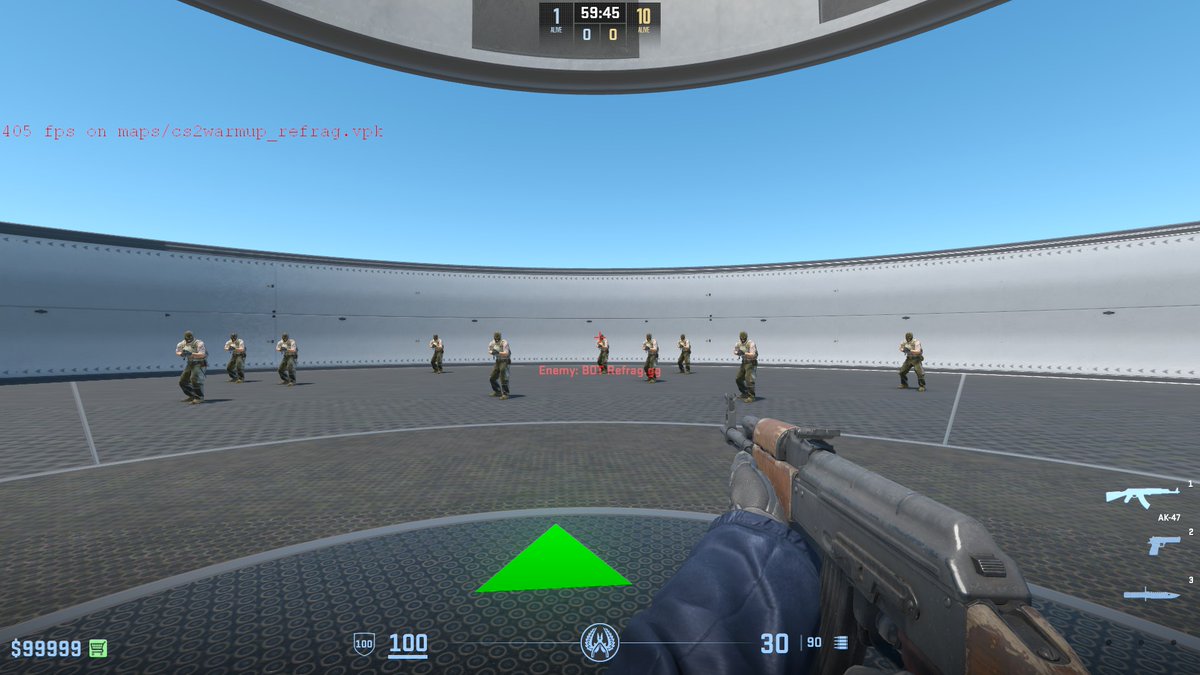 CS2のAIM練習用bot撃ちマップ3選 1.aim_botz CSGOから有名なbot撃ちマップ ダウンロード→https://t.co ...