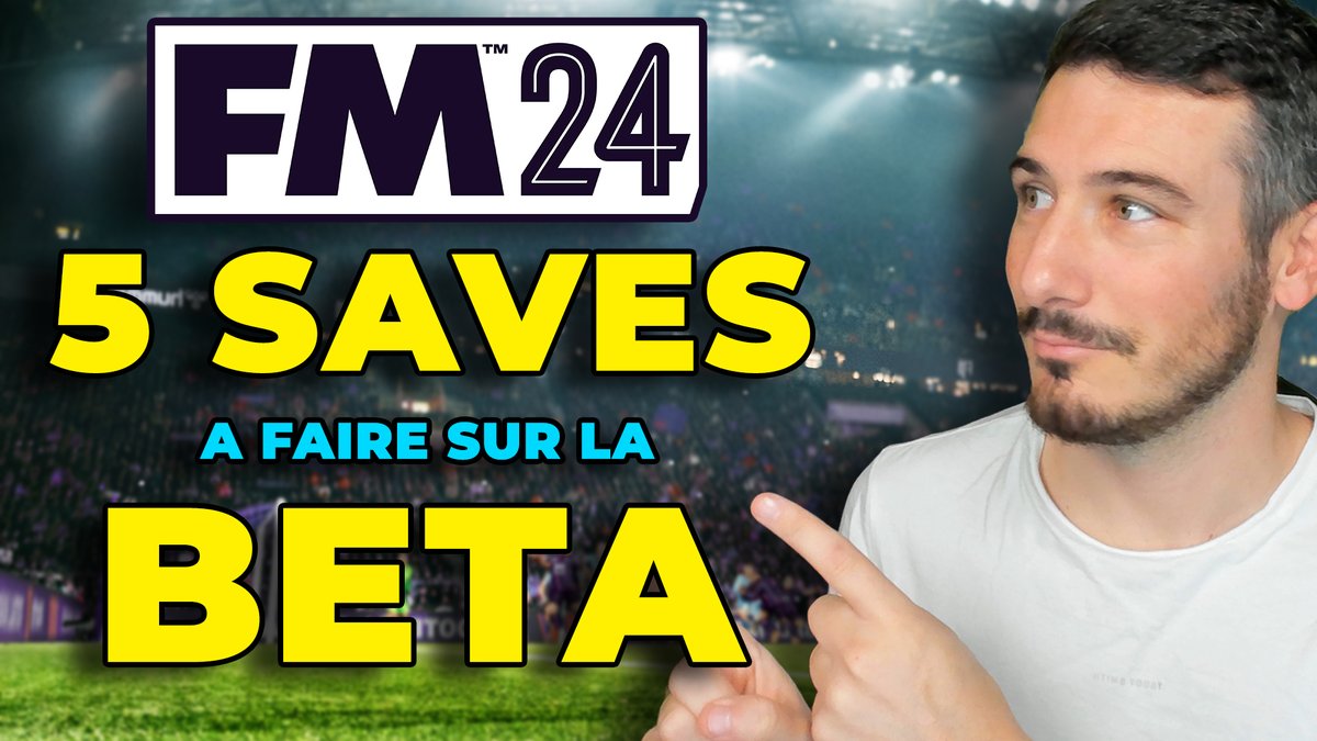 xArthurRay's tweet photo. Aujourd'hui pourrait être le jour de sortie de #FM24Beta  ! Alors quoi de mieux qu'une vidéo pour vous proposez 5 idées de saves à faire sur 1 ou 2 saisons pendant les 2 semaines de la bêta : 

⚽️https://t.co/4TgEQVvFdX⚽️

Et vous, vous partez avec quels clubs ? https://t.co/bxnrrOdc9z