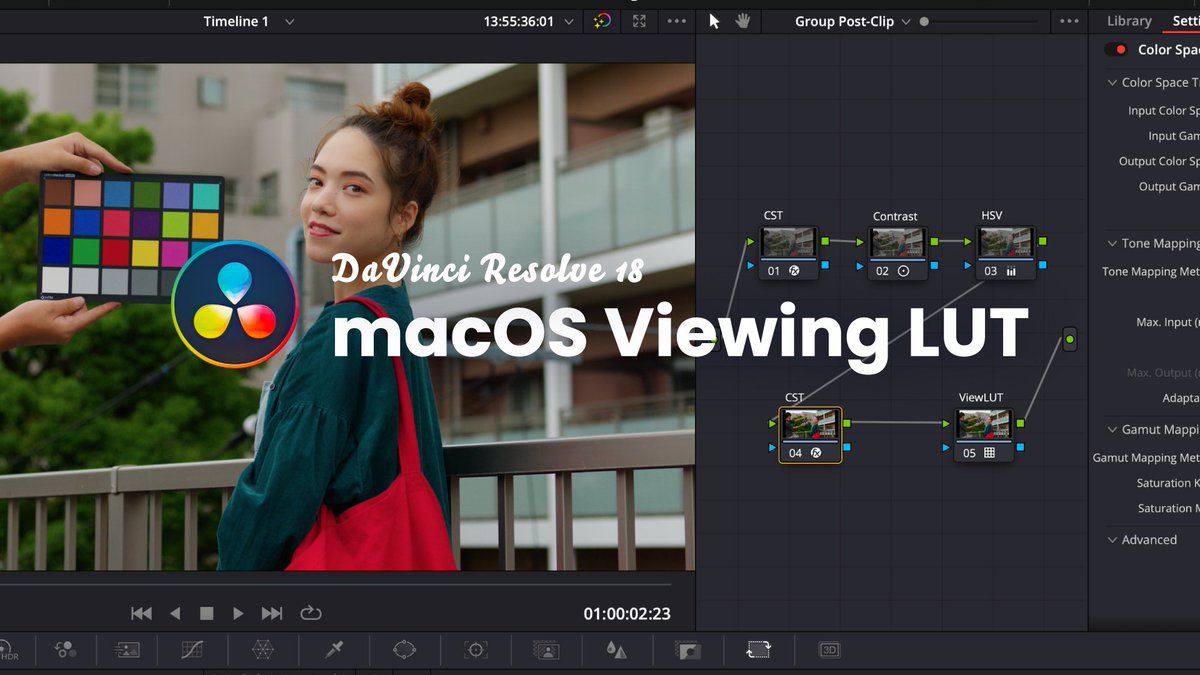 umu_tokyo's tweet photo. #UMUTV
▶︎ macOS Viewing LUT 試してみた
2023年10月19日(木)21:30
===
ガンマを 2.2 にする? テレビ画面の標準規格 Rec.709 Gamma 2.4 ではなく、P3 D65 Gamma 2.2 を利用して、Apple 製品のディスプレイの精度を高める、DaVinci Resolve 用の macOS Viewing LUT の効果を検証していきます。 https://t.co/KIbijSNpib