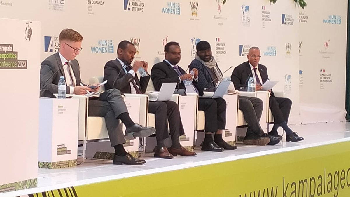 Muwan1Alexandra's tweet photo. Glad to be part of the organizing committee of the Kampala Geopolitical Conference 2023 with 8 panels and an international debate discussing global perspectives.
@Kampala Geopolitics Conference
@Makerere University
@French Embassy
@Konrad Adenauer Stiftung
@UN Women https://t.co/LyY2G5zt6e