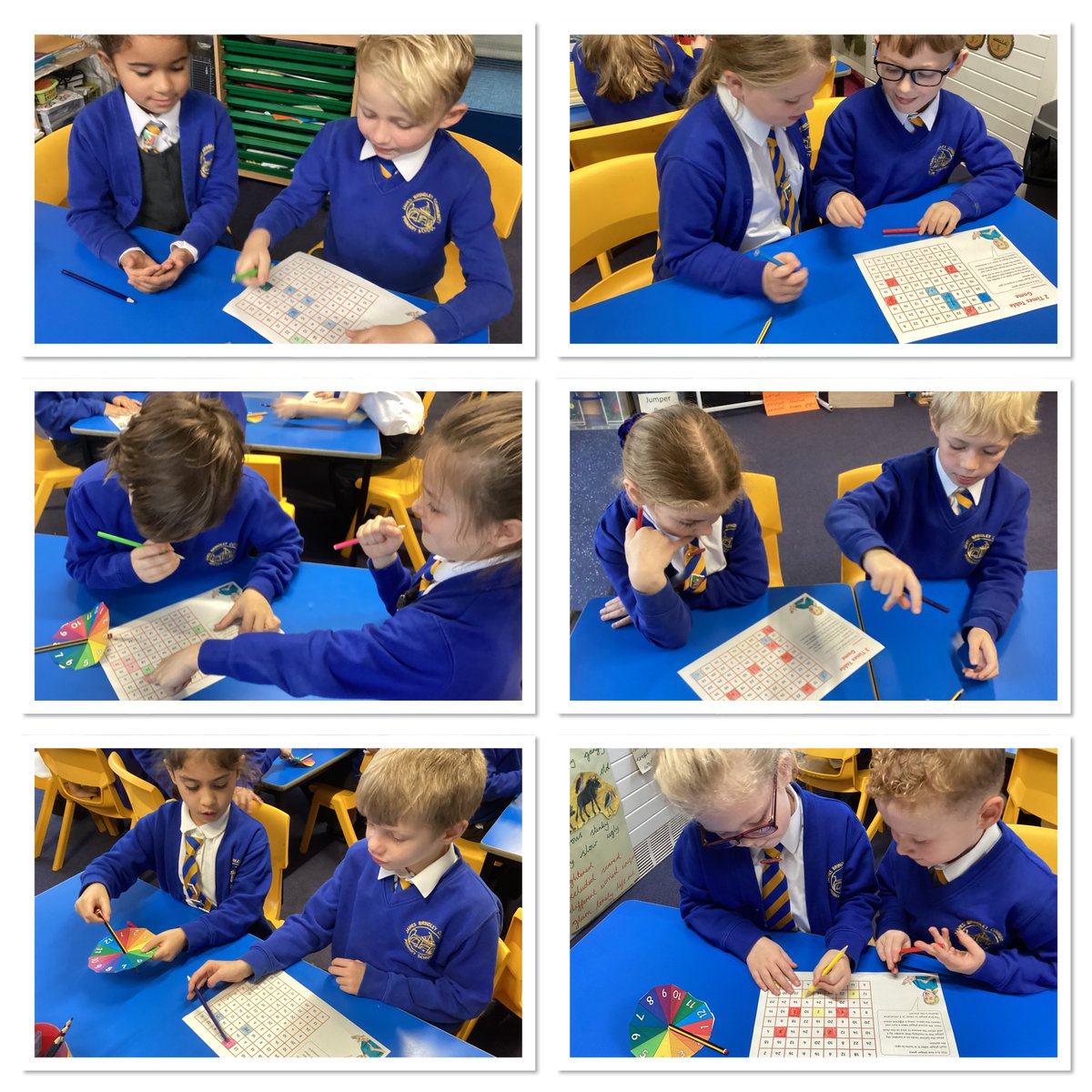 JamesBrindleyPS's tweet photo. Year 2 have started work on their times tables this week and they enjoyed playing some games in Maths this morning to test out their skills #multiplicationmadness https://t.co/HJGdEVhlH9