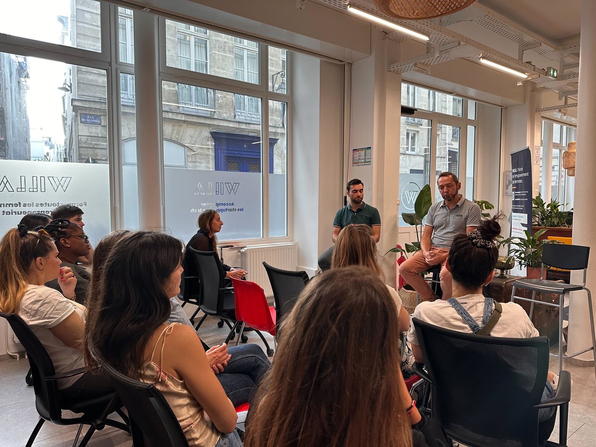 La première cause d’échec d’une boîte, c’est l’humain 😮

À l’occasion d’un afterwork en compagnie de <a href="/dfayolle/">Denis Fayolle</a>, entrepreneur à succès, les entrepreneuses du programme SCALE ont pu bénéficier d’un échange riche pour développer au mieux leur projet.