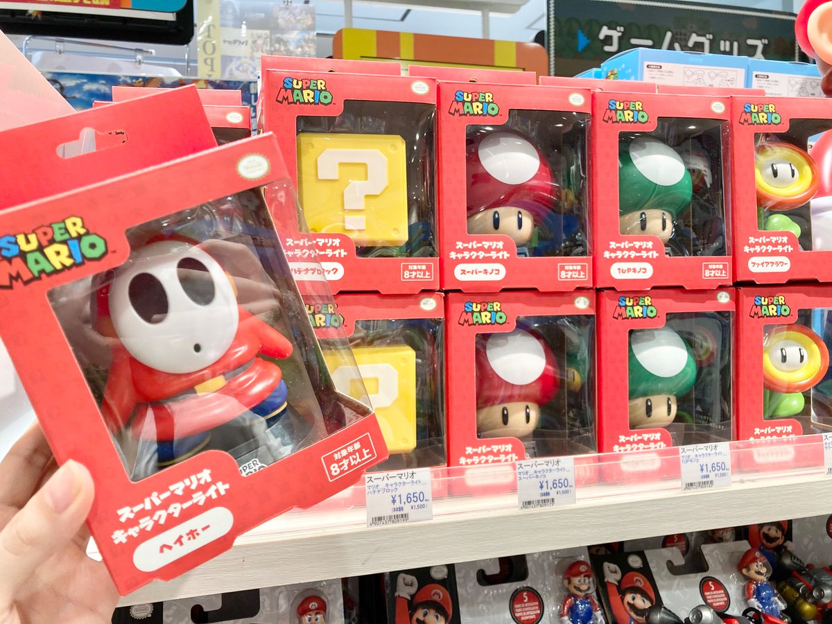 ✨再入荷✨ 【#スーパーマリオ】 人気の「キャラクターライト」が一部