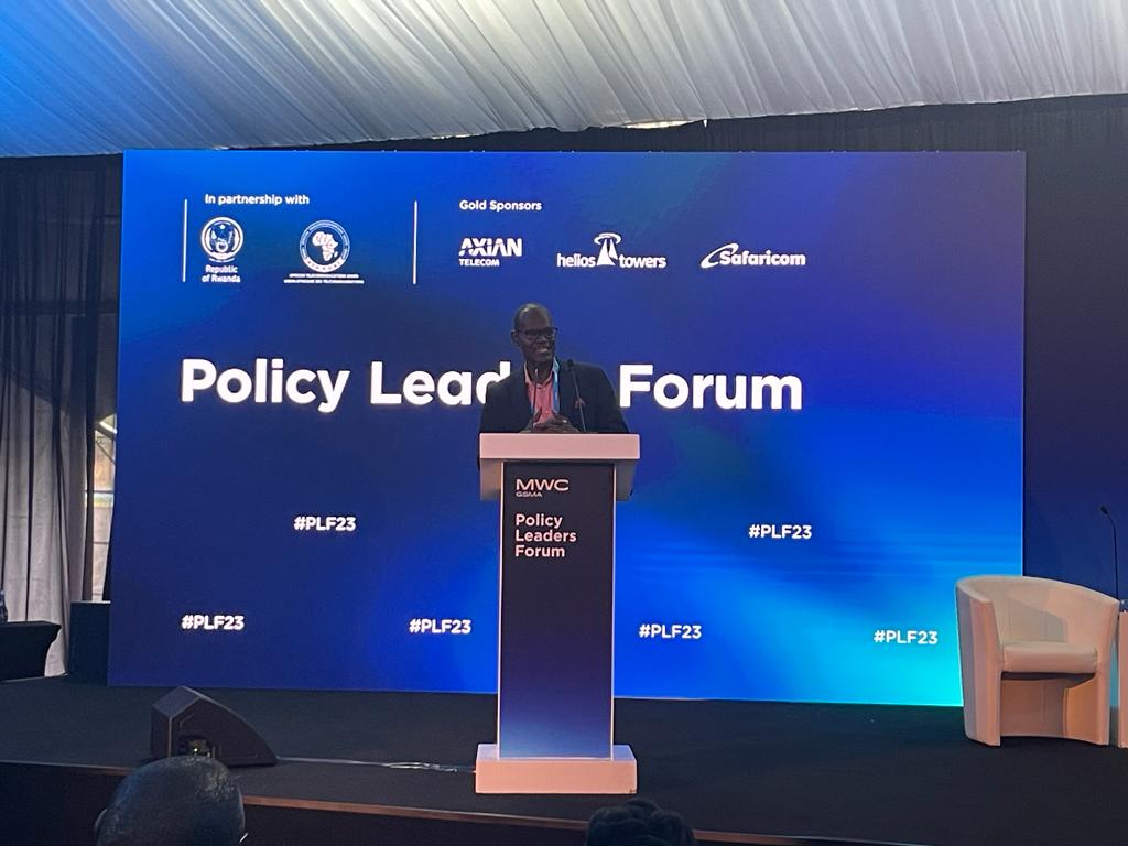GSMAPolicy's tweet photo. Opening Remarks from John Omo @J_Omo77, Secretary General @sg_atu of ATU @atu_uat: Talking to #USFs in Africa, a common trend is whether we can harmonise regional policies. This is a great opportunity to have a structured dialogue in this space and collaborate. #PLF23 https://t.co/TDSE1bey3Q