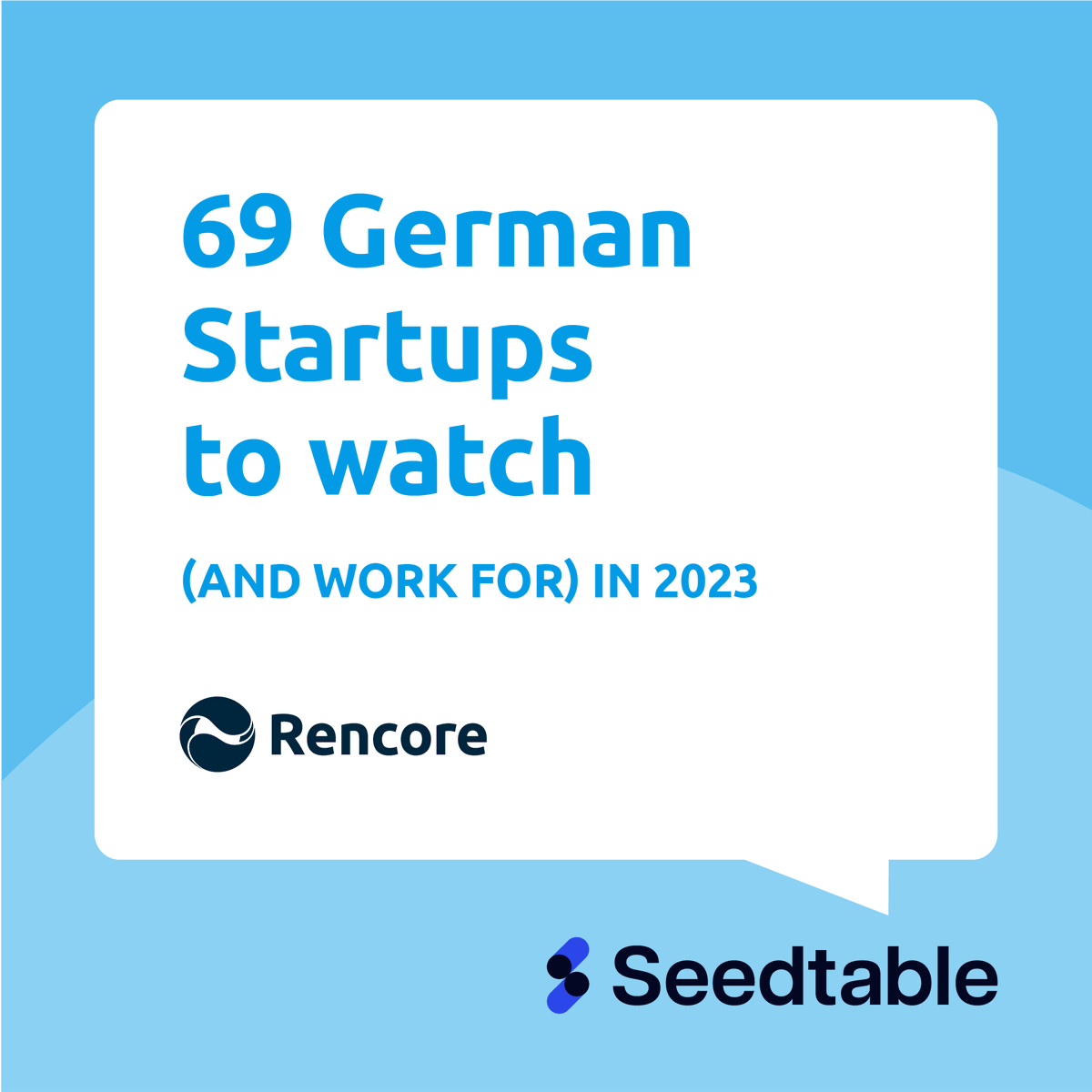 Rencore's tweet photo. We're thrilled to be recognized by Seedtable as one of the '69 Germany Startups to Watch (and Work for) in 2023.' π
Read more on which other amazing start-ups made it to the list here:
https://t.co/57rPvHG2IZ
#Rencore #StartupSpotlight #SeedTable https://t.co/xGlTGICHw0