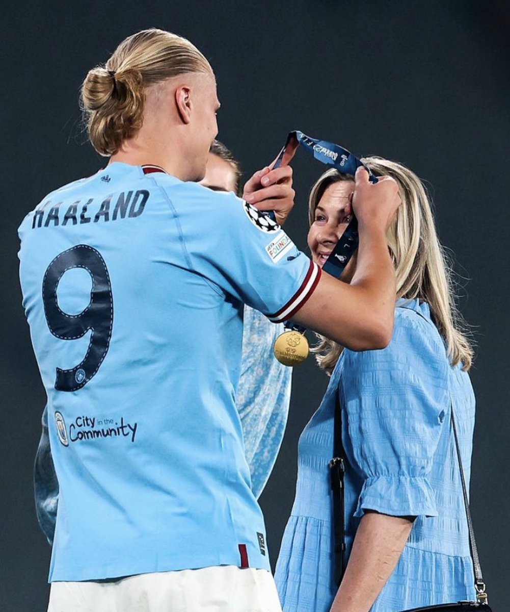 Erling Haaland & His mother #MCFC