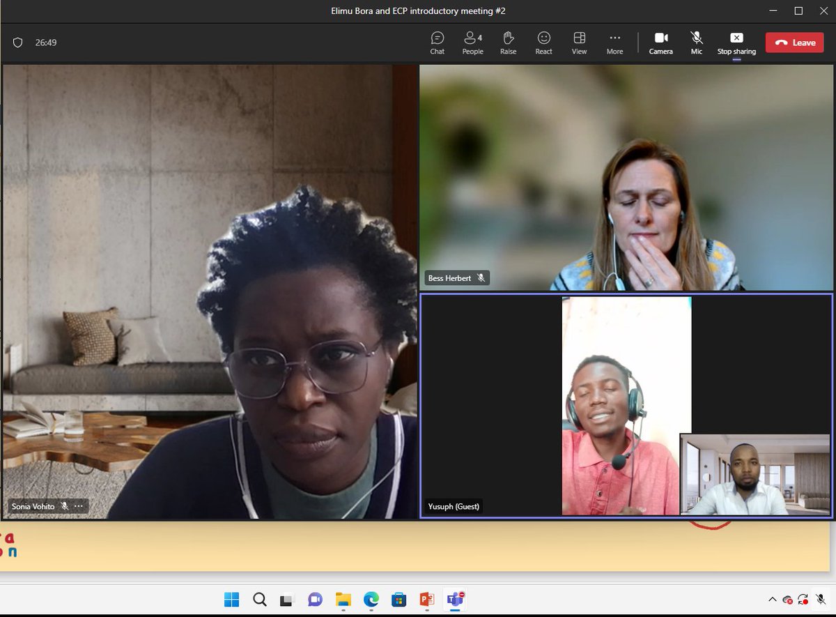 elimu_bora's tweet photo. 🤝 Gratitude and Collaboration 🌱

We extend our heartfelt thanks to Bess and Sonia from @GIendcorpun for an enlightening introductory meeting. Your insights and resources are invaluable. 🤝, we'll make schools safer and nurturing places for children in🇹🇿📚 Exciting time ahead!✨ https://t.co/WZOpZjkILL