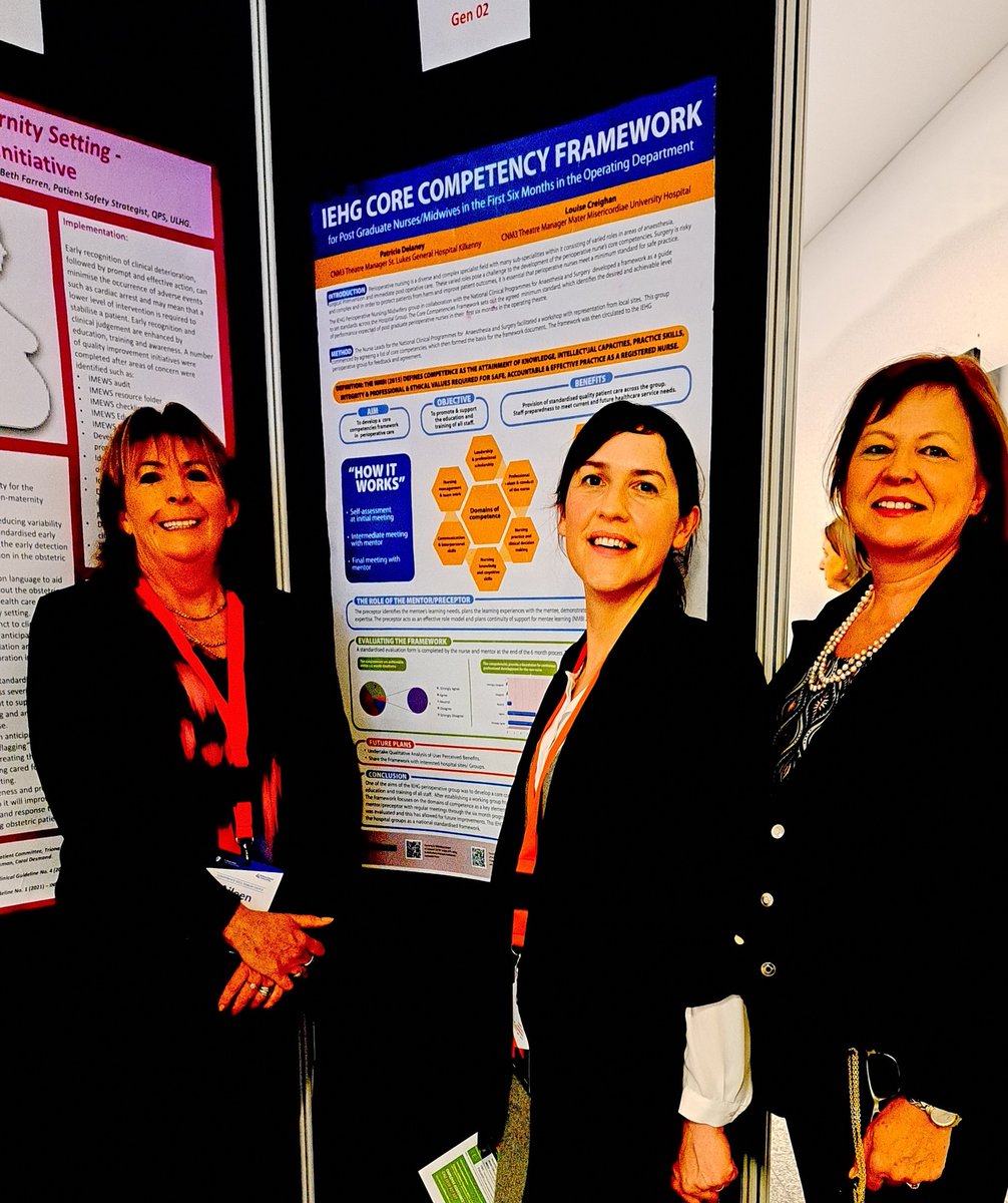 @npsoIRL Conference 2023, focussing on 'Nurturing a Positive Culture of Patient Safety' with Trish Delaney and @Aileen_OBrien1 show-casing a QI safety enhancing initiative of the IEHG Perioperative Nursing &Midwifery Working Group @IEHospitalGroup @PGallagherIEHG #NPSO2023