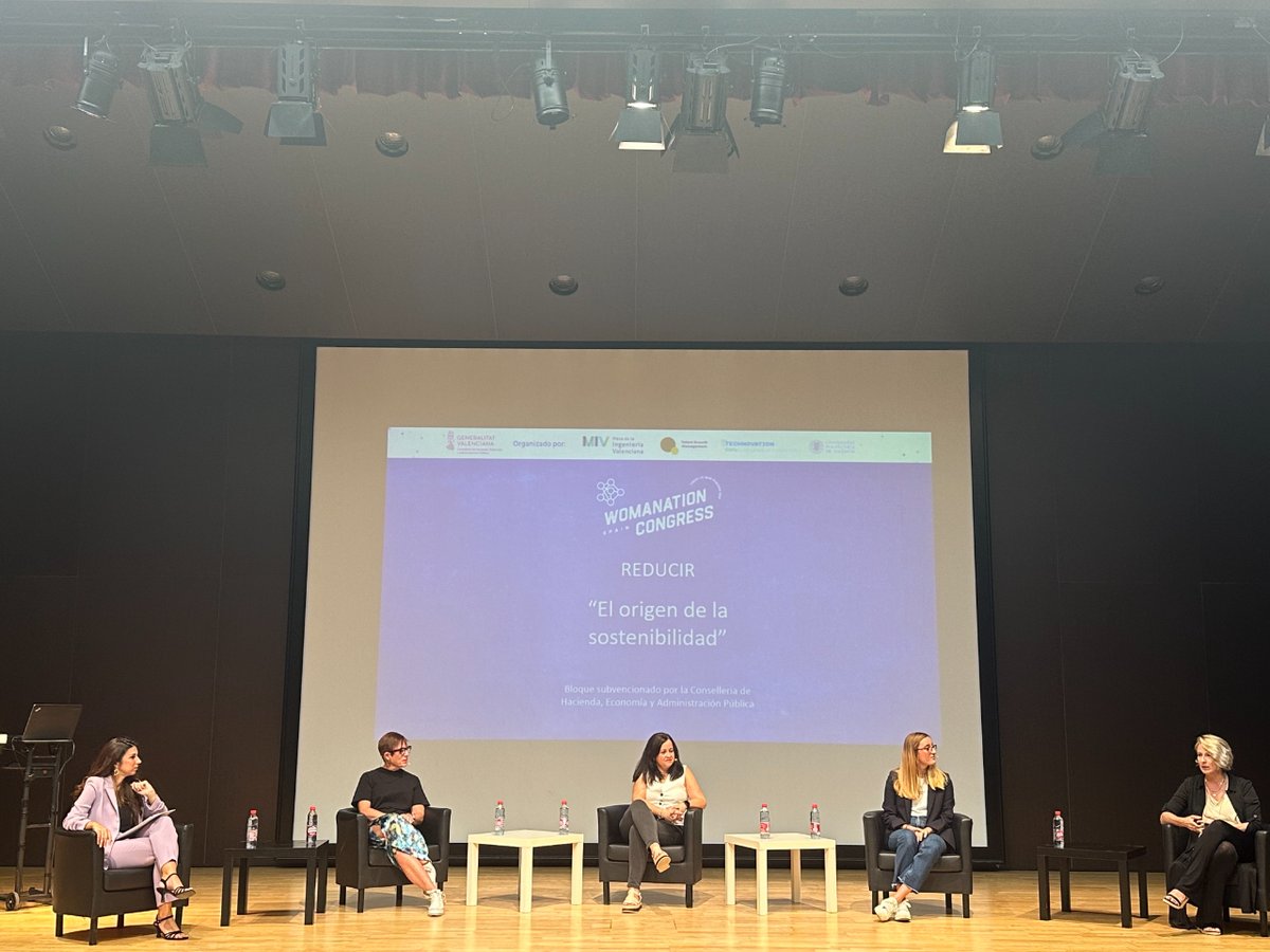 👩🔬Mesas #WomanationCongress23
✅  «Reducir: el origen de la sostenibilidad» ♻️
Modera: <a href="/caixapopular/">Caixa Popular</a> y participa #Aratel, <a href="/edicomgroup_HR/">EDICOM Human Resources</a>, <a href="/Jeanologia/">Jeanologia</a> y <a href="/GourmetValencia/">Gourmet Catering & Espacios</a> 
📅 19 /10/23
📍⏰ 10:30 Auditori Alfons Roig <a href="/UPV/">Universitat Politècnica de València</a> 
👉 Síguelo en directo: youtube.com/live/ZqZct5Arg…