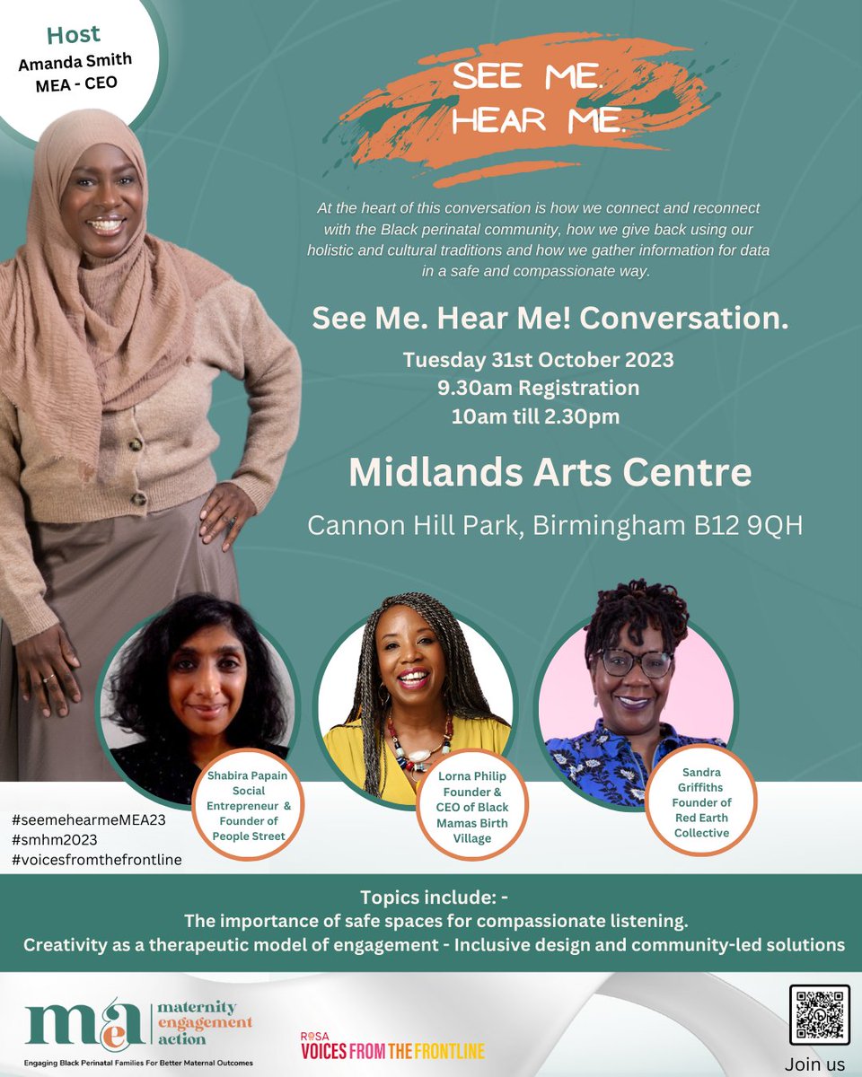 🎉TICKETS ARE ALL GONE🎉

Our See Me. Hear Me. Conversation event is officially sold out. We cant wait to see you there so get ready for the conversation and stay tuned for updates!

#smhm2023
#seemehearmemea23
#VoicesFromTheFrontline