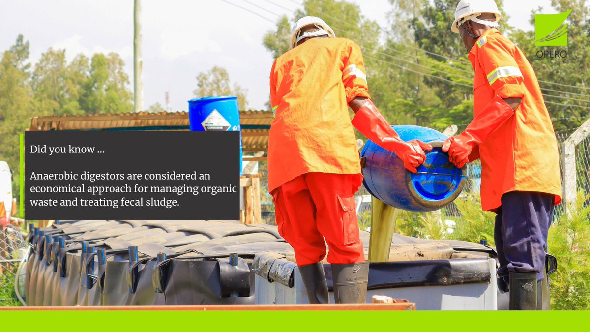 Here is a little something to add to your knowledge box #Sanitation #anaerobicdigester #economical #organicwaste #fecalsludge #operoservices #Kisumu #Kenya