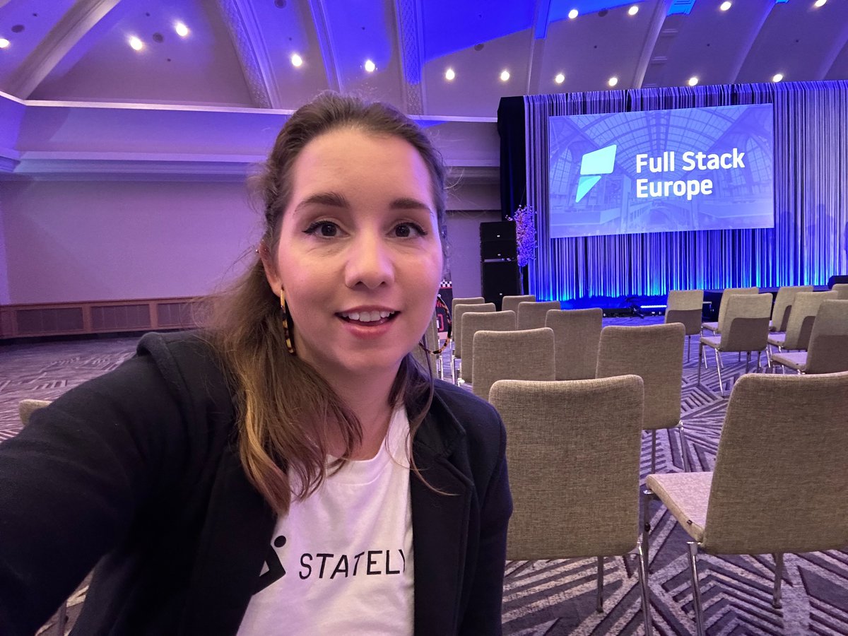 Hello @FullStackEU! I’m not speaking til tomorrow but I’m here and I’ve got plenty of Stately and XState stickers (some even “limited edition” 😉) #fseu23