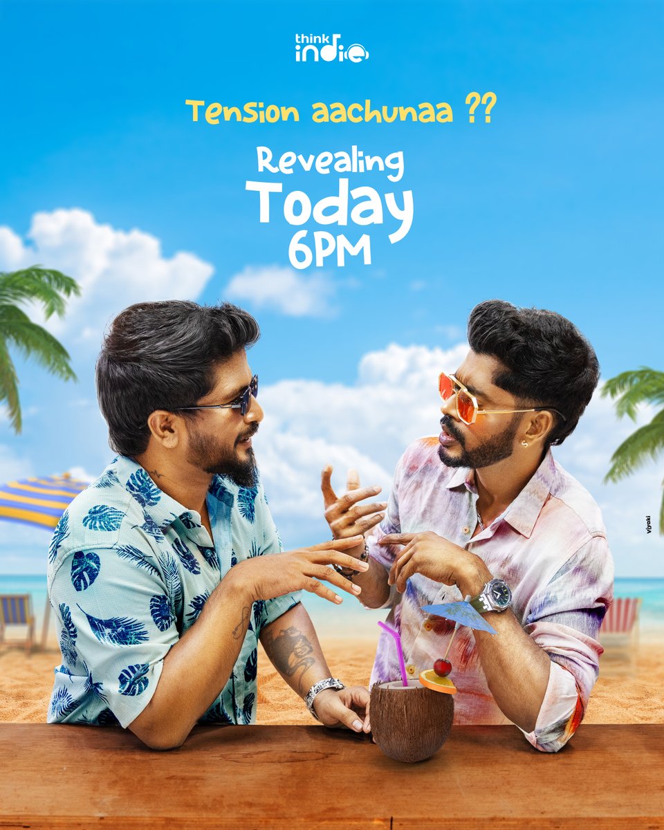 Tension Aachuna??🤔😇 #Surprise Revealing today at 6PM⏰ @iamSandy_Off @VaisaghOfficial #3kadream #ThinkIndie #ThinkMusic