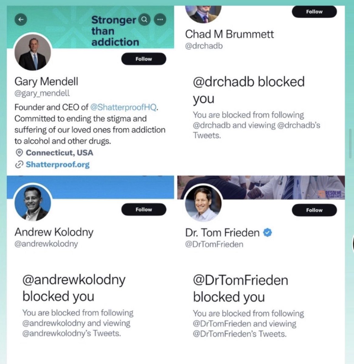 What do these white middle-aged men have in common? 

(besides the obvious, they’re creepy)

They have lobbied for no pain medication after bilateral mastectomies C-sections

thedoctorpatientforum.com/donate