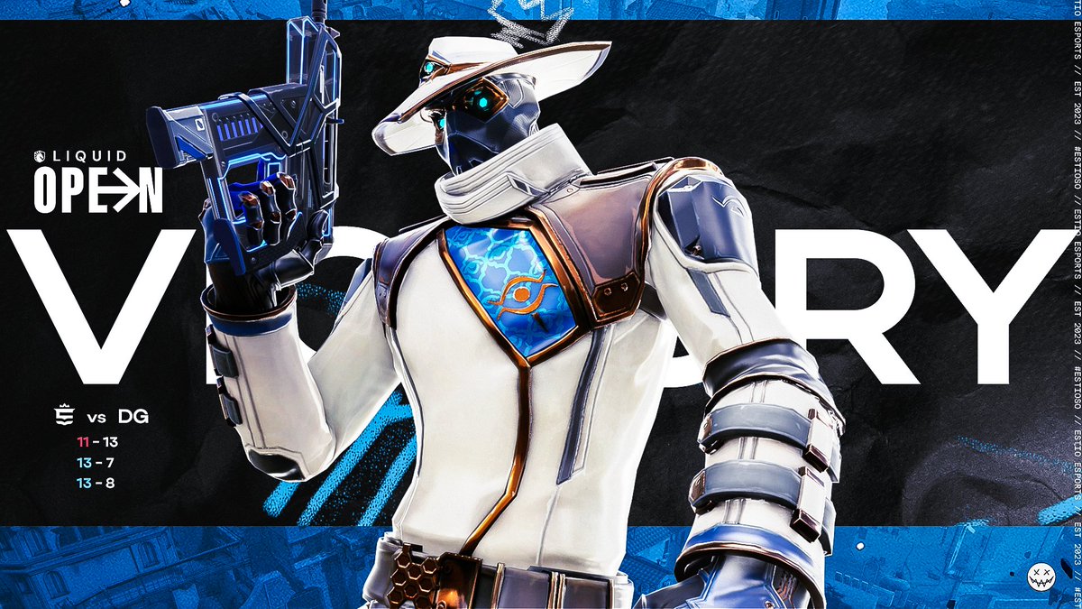 Our men's Valorant team won their game against #DG at LiquidOpen both teams performed very well!

Final score [ 2 - 1 ] 

#EST23 #ESTIOSO #ESTIOESPORTS #LiquidOpen