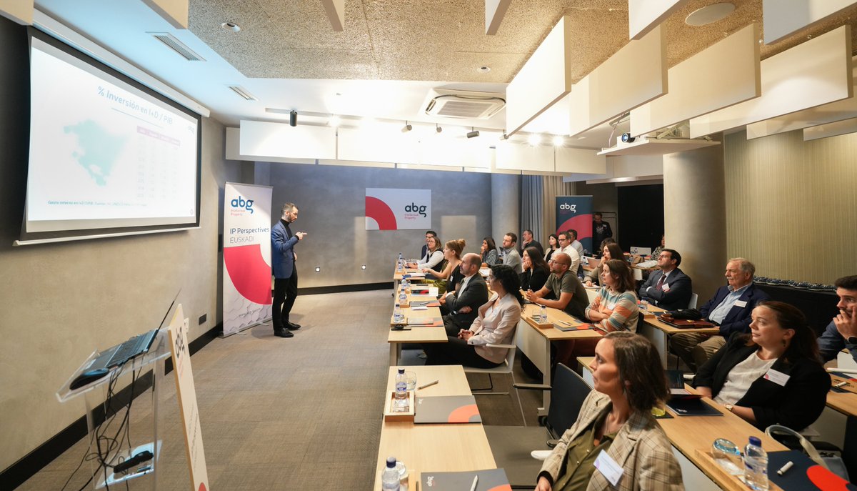 ABG_Ip's tweet photo. Hoy estamos en #Bilbao celebrando nuestro #IPPerspectives Euskadi VI. El creciente interés de las organizaciones vascas por la #PropiedadIndustrial se refleja también en el éxito de nuestro seminario. Gracias a todos los asistentes por acompañarnos en esta interesante jornada. https://t.co/LjbHNGk9ES