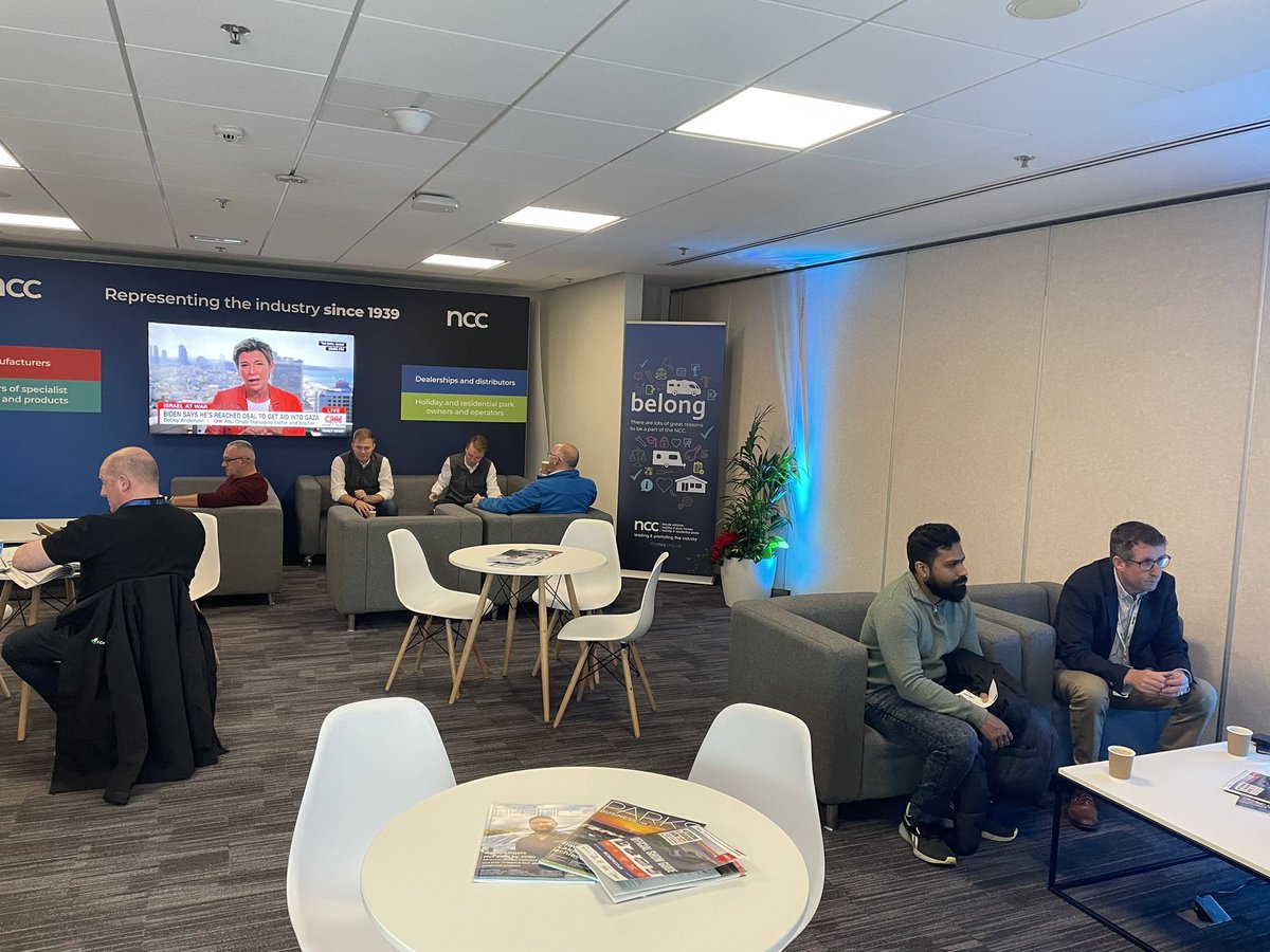 Day 3 of the <a href="/NECCaravanShow/">MHome & Caravan Show</a>.  We’ve enjoyed seeing many of our industry members this week in the <a href="/NCCLtd/">The NCC</a> members’ lounge.  If you want a quiet break away from the busy halls we have tea and coffee, a cloakroom,meeting facilities and wifi access.  #leisurevehicleindustry