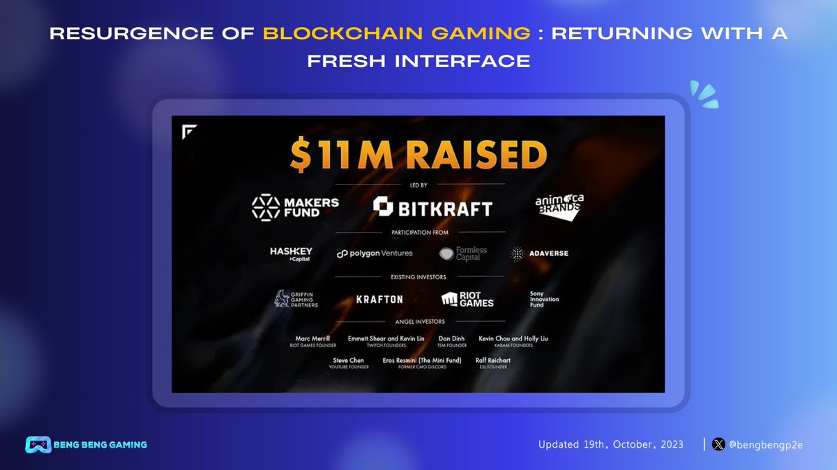 🔥Resurgence of Blockchain Gaming: Returning with a Fresh Interface🎮 In this post, we aim to share our personal viewpoint on the past, present, and future of the #BlockchainGaming market. 1. Blockchain Gaming in 2021 - Hot but Not Quite There Yet Why do we say that…