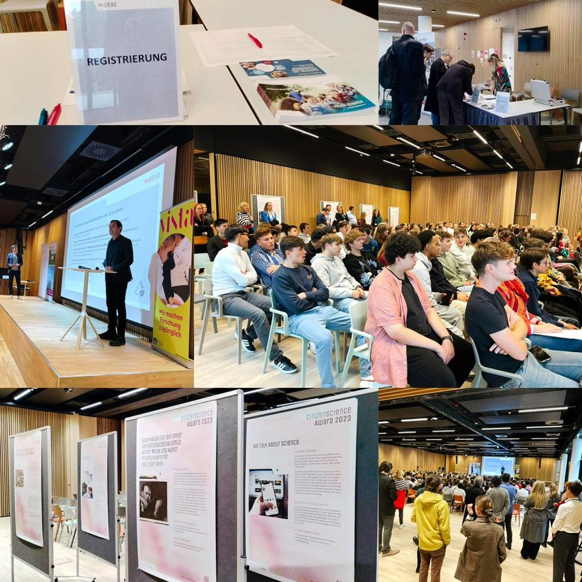 OeAD Citizen Science (@_citizenscience) on Twitter photo Der 2. Young-Science-Kongress unter dem Motto „Wissenschaft (er)leben - Zukunft gestalten“ ist gestartet! 🤩
600 Schüler/innen & Lehrpersonen tauchen heute am <a href="/ISTAustria/">ISTAustria</a> einen ganzen Tag lang in ein buntes Programm aus Vorträgen, Workshops uvm. ein. 👩🔬
#Wisskomm #CitizenScience Der 2. Young-Science-Kongress unter dem Motto „Wissenschaft (er)leben - Zukunft gestalten“ ist gestartet! 🤩
600 Schüler/innen & Lehrpersonen tauchen heute am <a href="/ISTAustria/">ISTAustria</a> einen ganzen Tag lang in ein buntes Programm aus Vorträgen, Workshops uvm. ein. 👩🔬
#Wisskomm #CitizenScience