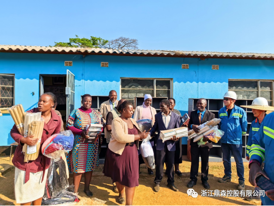 dinsonsteel's tweet photo. "Amazing news! DINSON IRON &amp; STEEL has generously donated essential supplies to Nyikavanhu Primary School. Such a heartwarming act of kindness! #DINSON  #CommunityLove" https://t.co/aPmgBCNCFB