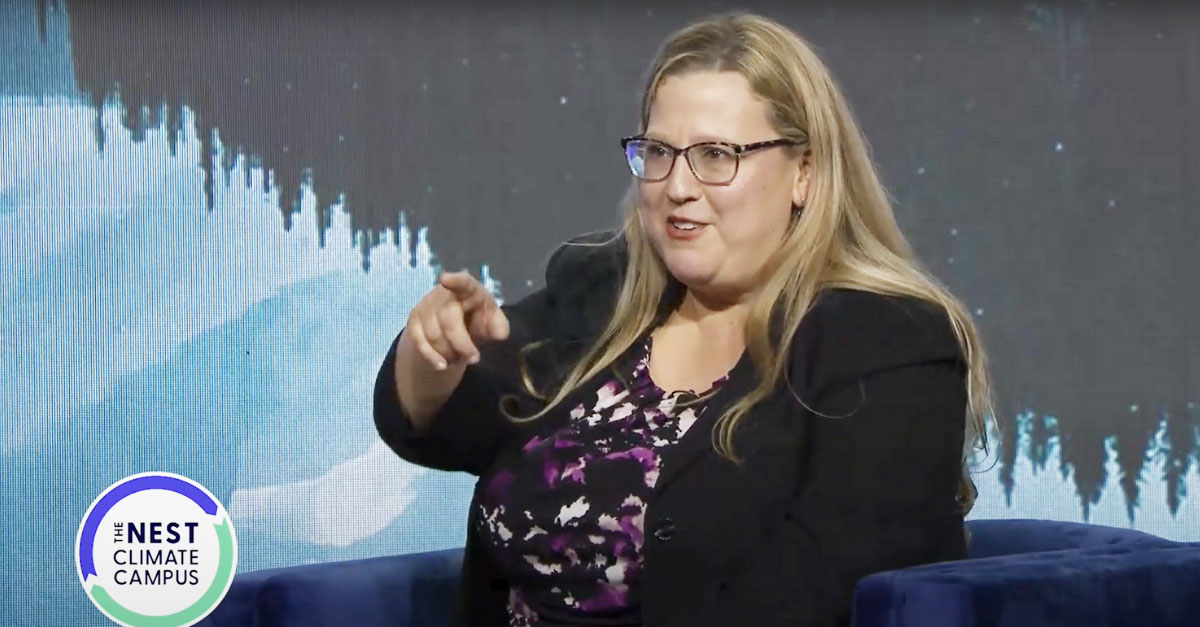 SPGSustainable1's tweet image. During #Climate Week, Esther Whieldon, Senior writer and Co-host of the #ESGInsider podcast, moderated a panel on climate action through community-focused philanthropy. 

Watch the replay here: thenestclimatecampus.com/main-stage/cli… 

#ClimateWeek2023 #climatechange #sustainability #climaterisk