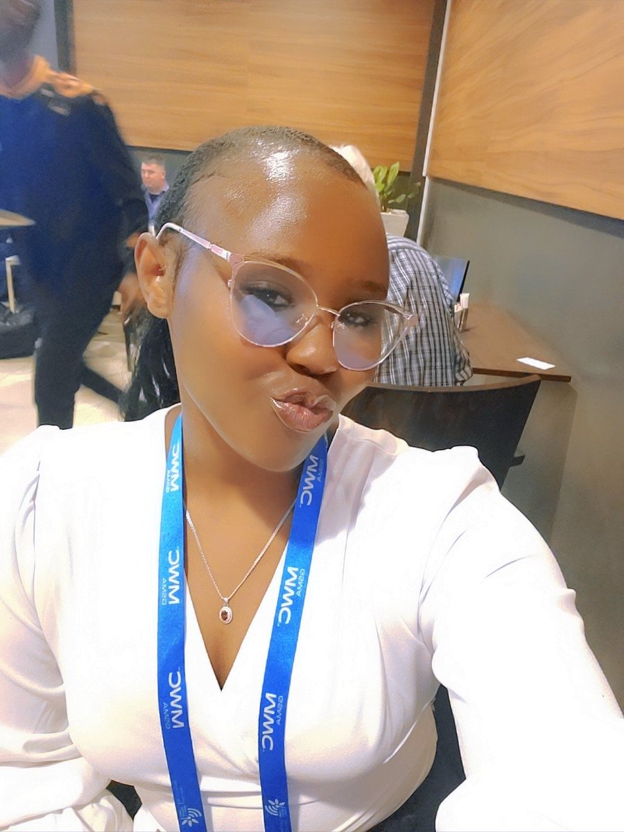 Gm Gm

Im speaking today at #MWCKigali.

Im glowing today, im winning today.
#MWC23