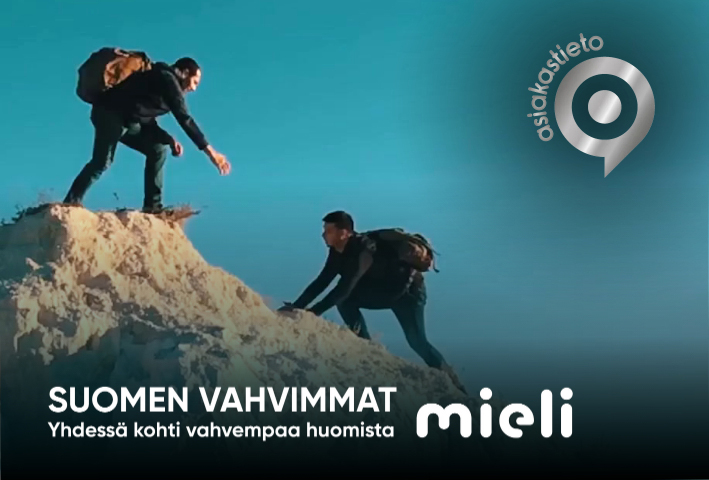 Asiakastieto ja #SuomenVahvimmat lahjoittavat jokaisesta 2023 tilatusta sertifikaatista 4€ <a href="/mielenterveys/">MIELI Suomen Mielenterveys ry</a> toimintaan.
Pottiin on kertynyt jo yli 31 000 €! Tavoitteena on 40 000 €
Lue lisää kampanjasta ja osallistu: asiakastieto.fi/web/fi/yhdessa…
#yhdessävahvempia #mielenterveys