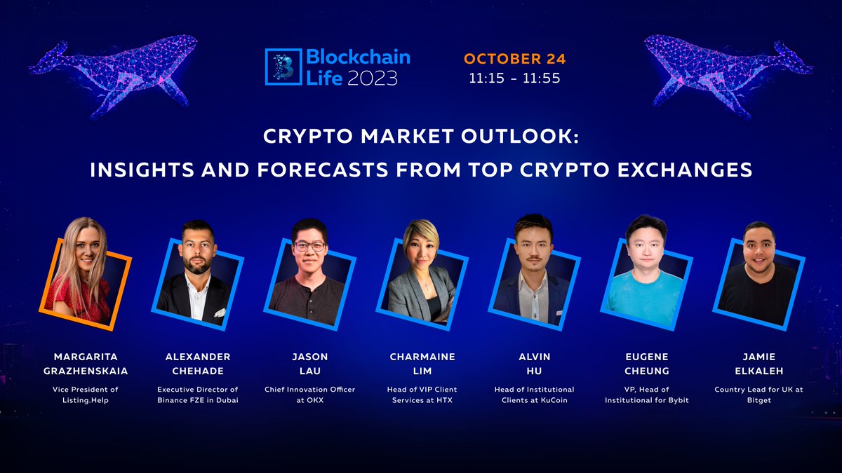 ⚡️ Insights and Forecasts from Top Crypto Exchanges: Join our Panel  Discussion on the Crypto Market Outlook! This panel, which opens the Forum,  should set the tone for the entire event, so